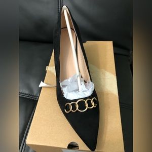 Women's Kitten Heels Pumps Dressy Low Heel Closed